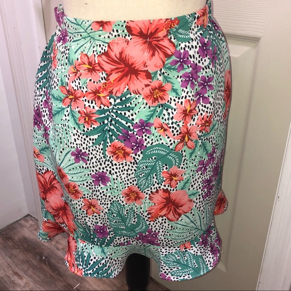 Lost and Wander flower power mini skirt NWT 0 - Picture 6 of 6